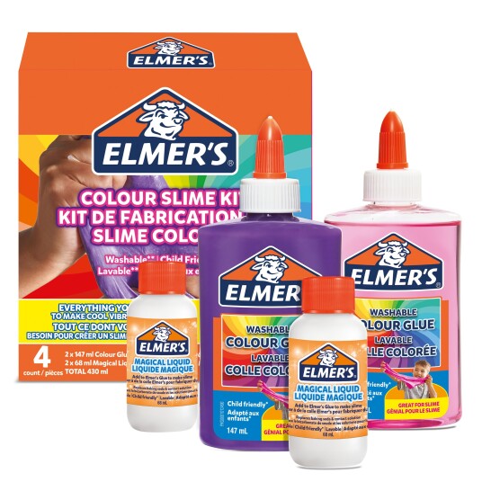 Elmers Opaque Color Slime Kit Elmers Opaque Color Slime Kit