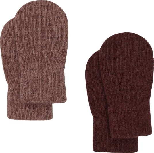 CeLaVi Magic Baby Mittens 2 Pack Brown 0 12M