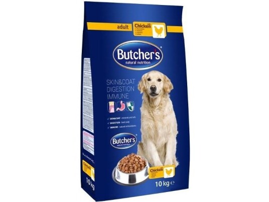 Butcher'S Natural&Healthy With Chicken Dry Dog Food 10 kg