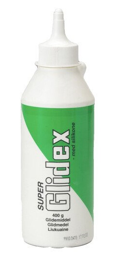 Unipak Superglidex silikonbasert glidemiddel 400g for plastmufferør