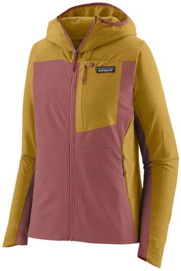 Patagonia R1 CrossStrata Hoody W"s burl red XS