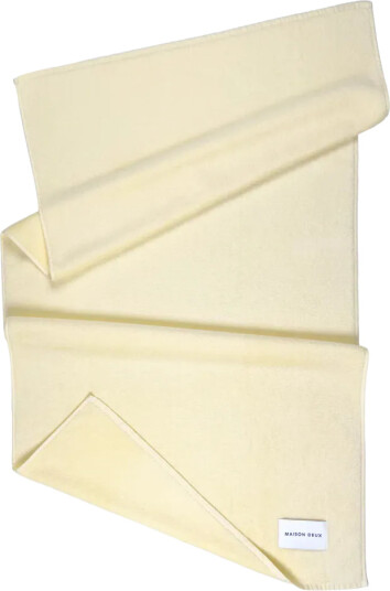 Maison Deux Solid Color Butter Yellow Yellow 30X 50CM Maison Deux Solid Color Butter Yellow Yellow 30X 50CM