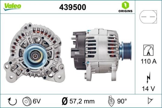 Dynamo VALEO 439500 Dynamo VALEO 439500
