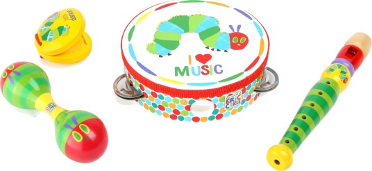 Small Foot Musikkinstrumentsett For Barn 3+ År 4 Deler Small Foot Musikkinstrumentsett For Barn 3+ År 4 Deler