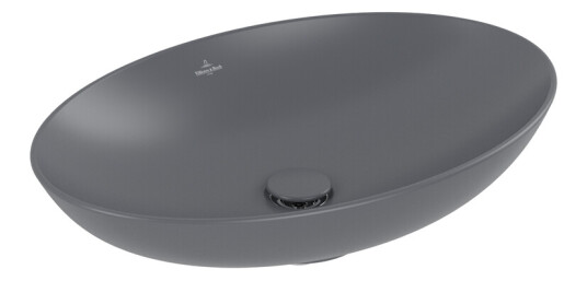 VILLEROY & BOCH LOOP & FRIENDS OVAL SERVANT C+ 62X42 U/OVERLØP GRAPHITE