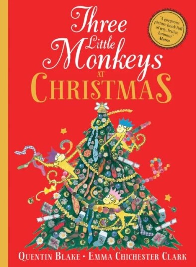 Three Little Monkeys At Christmas Av Quentin Blake