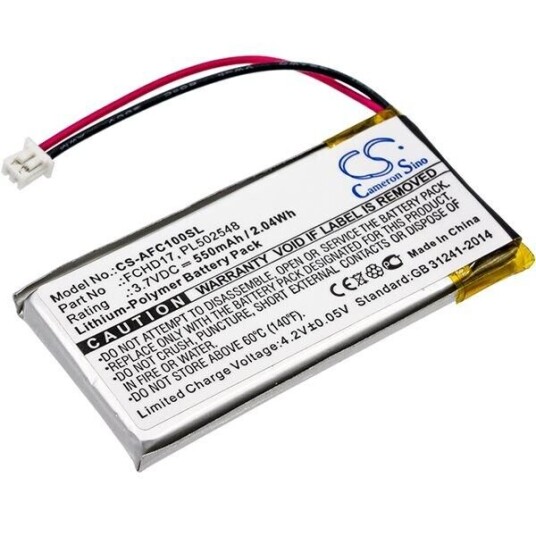 ACME FlyCamOne HD batteri (550 mAh 3.7 V, Sort)