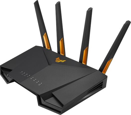 ASUS TUF AX4200 Wi-Fi 6 Router med Dobbeltbånd og 4 Gigabit Porter - Sort