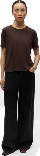 Object Objannie S/S T Shirt Noos Brown XS