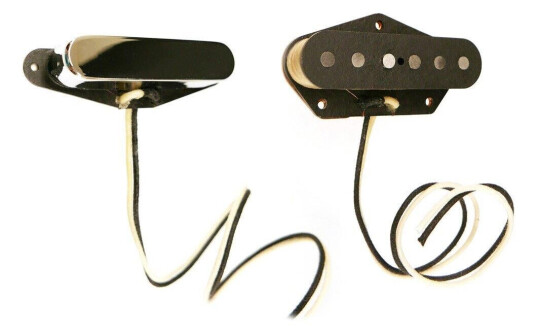 Nordstrand Nvt A3 Single CoilVintage Style Tele Alnico Iii Pickup Set-Svart