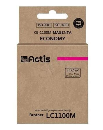 Actis standard KB-1100M - magenta - ink cartridge (alternative for: Brother LC1100M Brother LC980M) - Blekkpatron Rød Actis standard KB-1100M - magenta - ink cartridge (alternative for: Brother LC1100M Brother LC980M) - Blekkpatron Rød