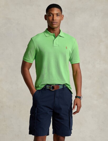 Polo Ralph Lauren The Iconic Mesh Polo Shirt Green XS