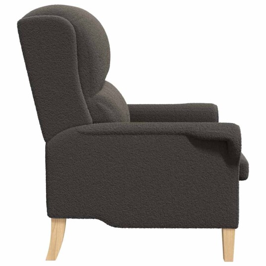 Ergonomisk Lenestol Mørk Grå Stoffpolstring med Treben Standard Ergonomisk Lenestol Mørk Grå Stoffpolstring med Treben Standard