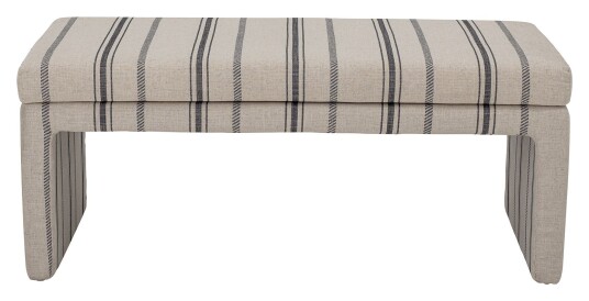 Bloomingville Cai Benk, Hvit, Polyester Unoliving 1708851-01-0 1668079-01-0