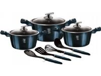 Berlingerhaus Berlinger Haus 10-PIECE SET OF POTS. BERLINGER HAUS METALLIC LINE AQUAMARINE BH-6152 Berlingerhaus Berlinger Haus 10-PIECE SET OF POTS. BERLINGER HAUS METALLIC LINE AQUAMARINE BH-6152