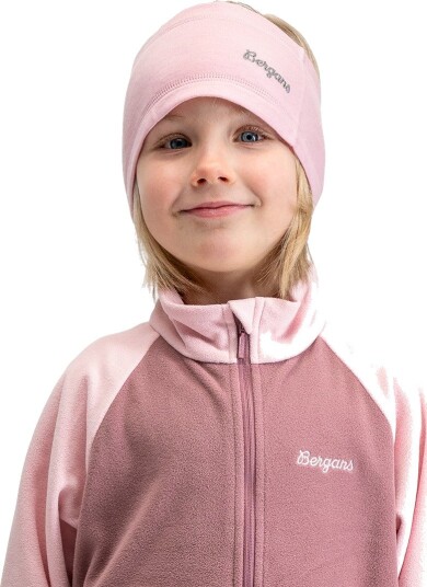 Bergans Wool Junior Headband Rosa 50