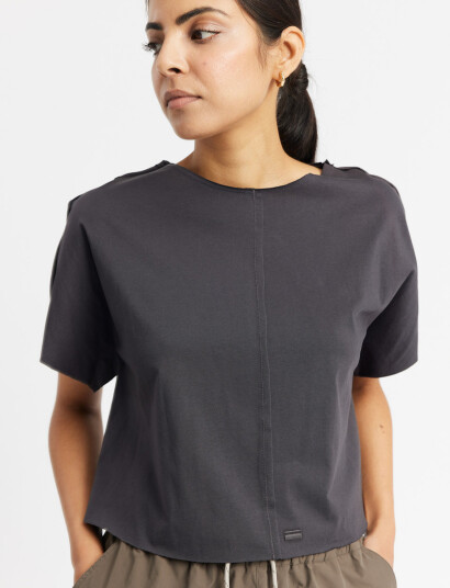 Rethinkit Studios Tee Short Raw Edges Caen - Black - XL Rethinkit Studios Tee Short Raw Edges Caen - Black - XL