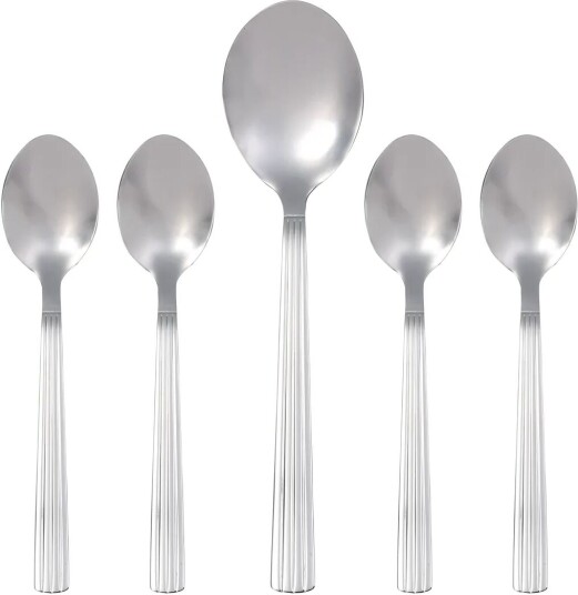 Aida Groovy bestikksett 5 deler Rustfritt stål Aida Groovy bestikksett 5 deler Rustfritt stål