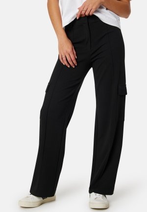 BUBBLEROOM Cargo Wide Trousers Black XS BUBBLEROOM Cargo Wide Trousers Black XS