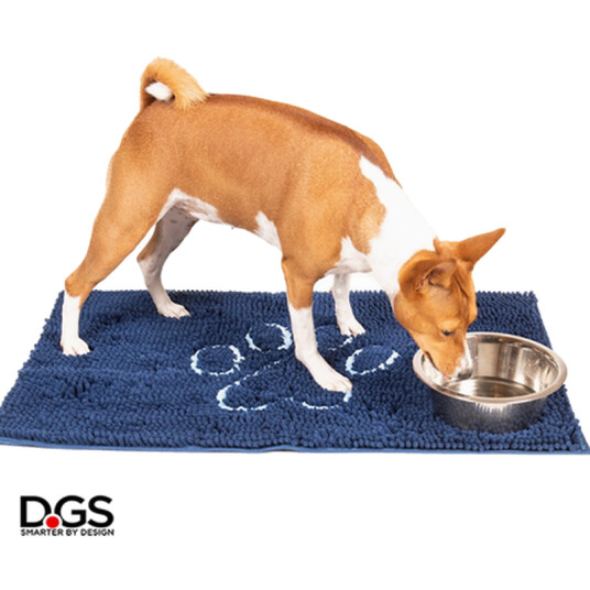 Dog Gone Smart Dørmatte Large Bermuda Blue 89x66cm - Ekstremt Absorberende Dog Gone Smart Dørmatte Large Bermuda Blue 89x66cm - Ekstremt Absorberende
