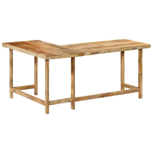 Skrivebord 165x110x75 cm heltre mango