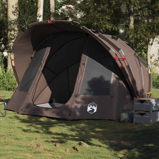 Campingtelt 5 personer brun vanntett Campingtelt 5 personer brun vanntett