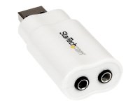 StarTech.com USB to Stereo Audio Adapter Converter - USB stereo Adapter - USB External sound Card - Laptop sound Card (ICUSBAUDIO) - Lydkort - stereo - USB 2.0 - for P/N: MU15MMS, MU6MMS StarTech.com USB to Stereo Audio Adapter Converter - USB stereo Adapter - USB External sound Card - Laptop sound Card (ICUSBAUDIO) - Lydkort - stereo - USB 2.0 - for P/N: MU15MMS, MU6MMS