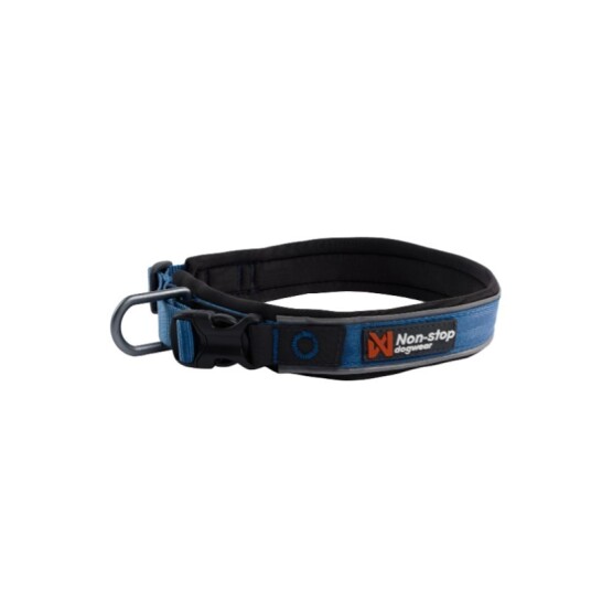 Non Stop Dogwear Roam Collar Polstret Hundehalsbånd XS x Blå Non Stop Dogwear Roam Collar Polstret Hundehalsbånd XS x Blå