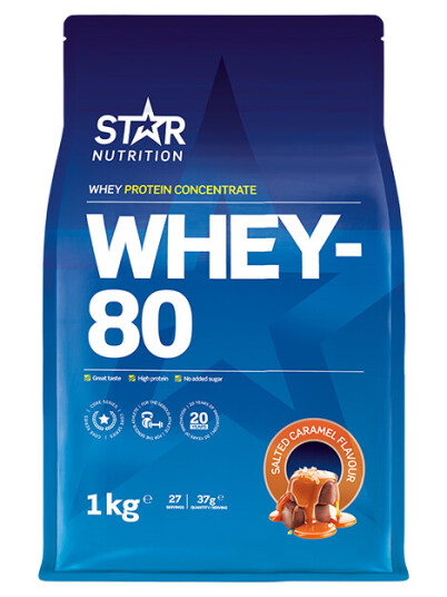 Whey-80 Myseprotein 1 kg