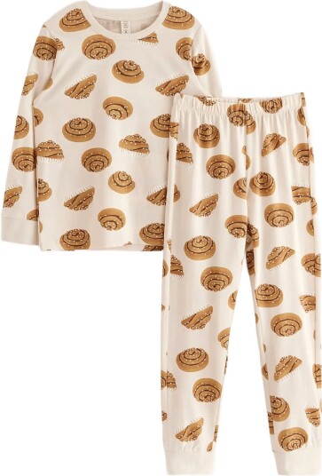 Lindex Pyjama Cinnamon Roll   LIGHT BEIGE   122/128
