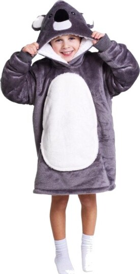 Noxxiez Oversized Hoodie Til Barn 3-6 År Koala