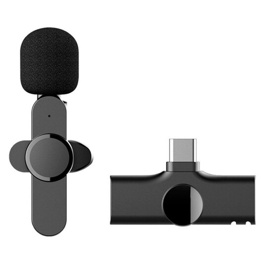 Lippa LPK5-C Trådløs Lavalier Mikrofon USB-C - Svart