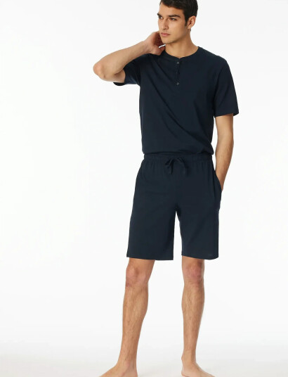 Schiesser Bermuda - Mix + Relax - Navy - XL