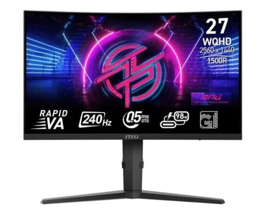 27" MSI MPG 275CQRXFDE - LED monitor - curved - 27" - HDR