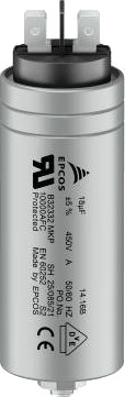 Tdk B32332i6805j080 1 Stk #####Motordriftskondensator 8 Μf 450 V Ac 5 % Ø X H 30 Mm X 68 Mm Tdk B32332i6805j080 1 Stk #####Motordriftskondensator 8 Μf 450 V Ac 5 % Ø X H 30 Mm X 68 Mm