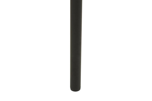 Sett med 2 spisestuestoler Mina - Grå, svart/Polyester