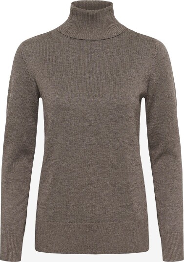 Saint Tropez Polohals MilaSZ Rollneck Pullover Brun Saint Tropez Polohals MilaSZ Rollneck Pullover Brun