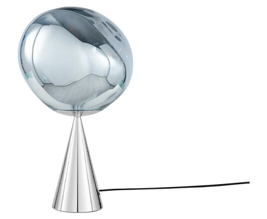 Tom Dixon Melt Cone Fat Bordlampe Silver/Silver