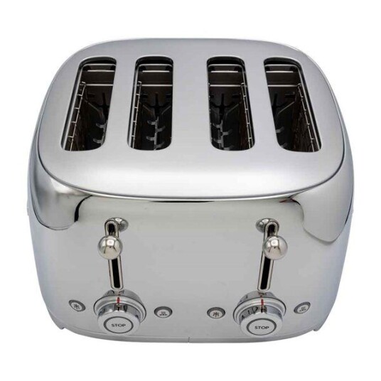 Smeg TSF03 50's Style Brødrister 4 Skiver Krom 2000W