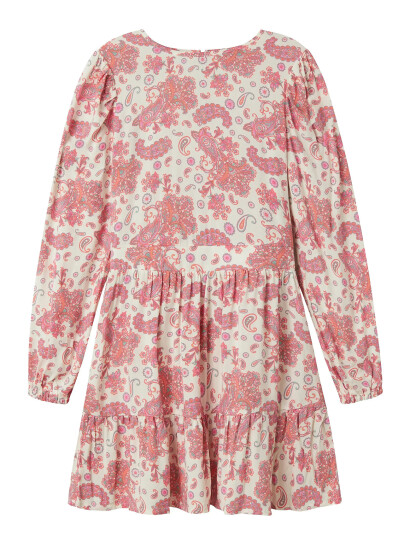 LMTD Nlfsandy Ls Short Dress Pink 158