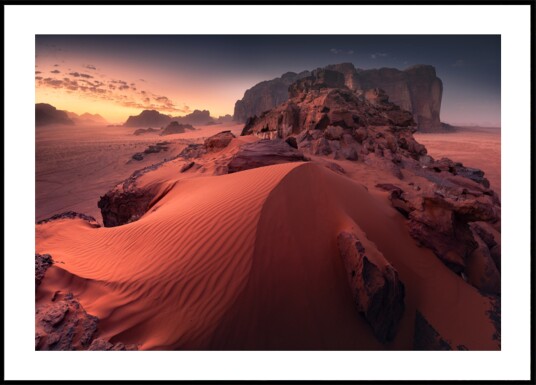 Red Desert Sunset Plakat / 21x30