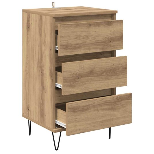 Serviesskap Artisan Eik 40 x 35 x 70 cm Ingeniørtre og jern