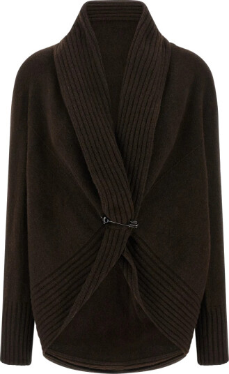 Alberta Ferretti Dame Strikkevarer Brun M,