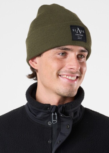Slade Colorado Knitted Hat Olive Onesize Pannebånd