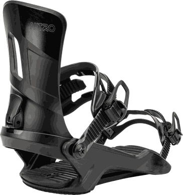 Nitro Snowboard Bindings Rambler 24/25, snowboardbindinger, herre Svart L Nitro Snowboard Bindings Rambler 24/25, snowboardbindinger, herre Svart L