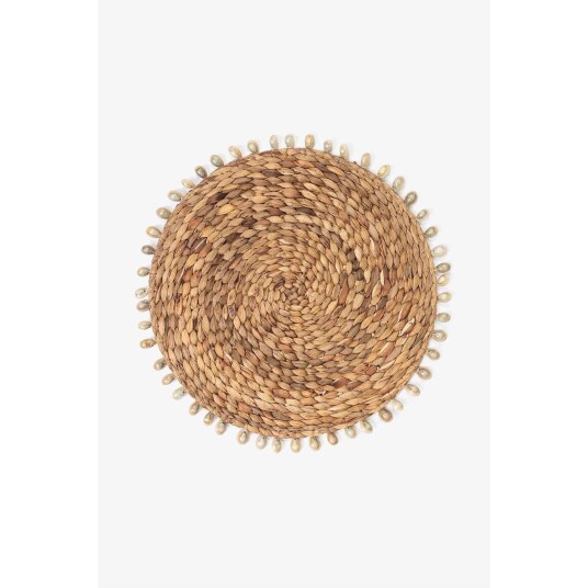 Lama Dekkebrikke Salo waterhyasint med skjell Ø38 cm