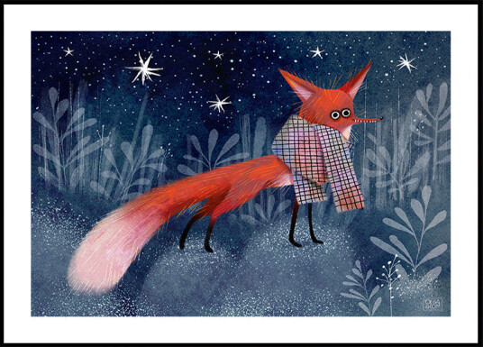 Fox Plakat Plakat / 50x70cm Fox Plakat Plakat / 50x70cm