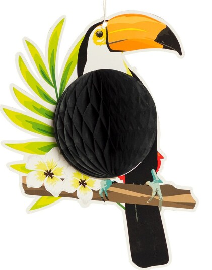 Svart Honeycomb 27 cm Toucan