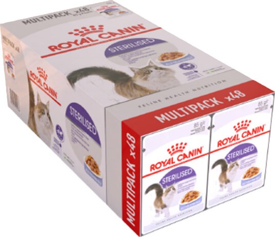 Royal Canin Sterilised Våtfôr multipack x 48 for Katter Royal Canin Sterilised Våtfôr multipack x 48 for Katter