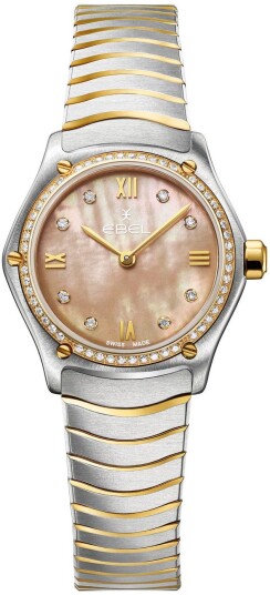 Ebel Dameklokke 1216538 Classic Beige/18 karat gult gull Ø24 mm